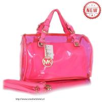 michael kors grayson plastic medium roze boekentassen Store Almere orqc6764